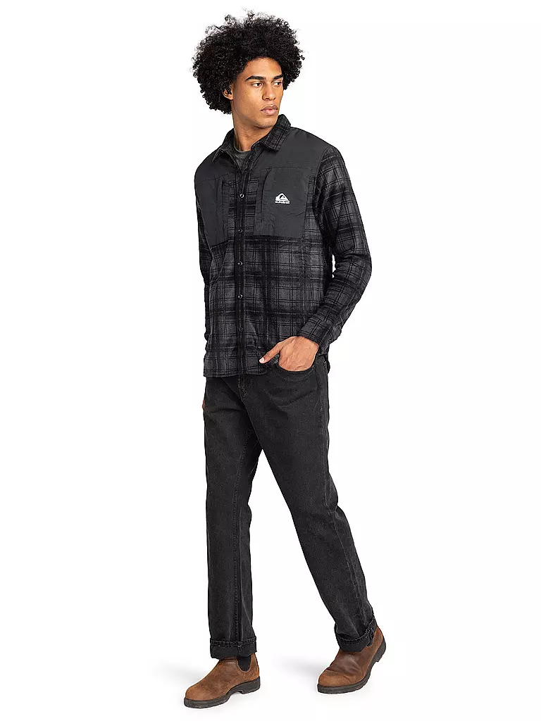 QUIKSILVER | Chemise de snowboard North Seas pour hommes | Gris