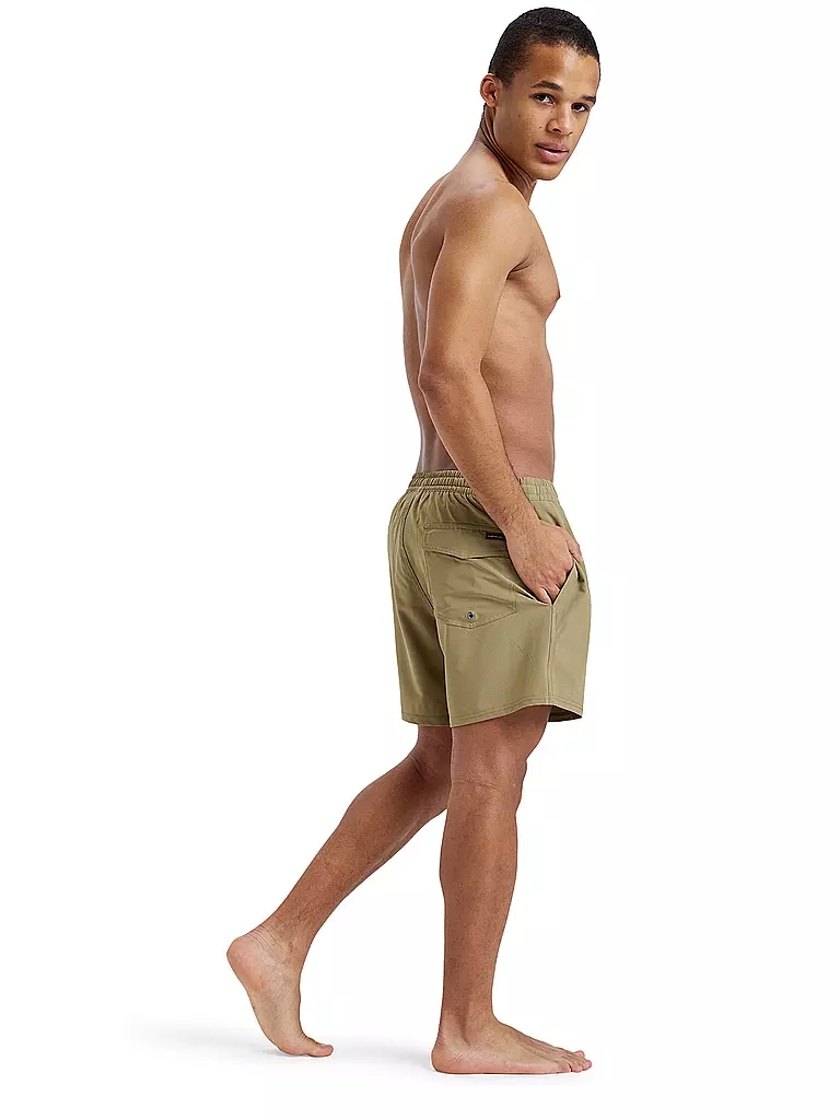 QUIKSILVER | Short de bain homme Surfsilk Solid 16" | Olive