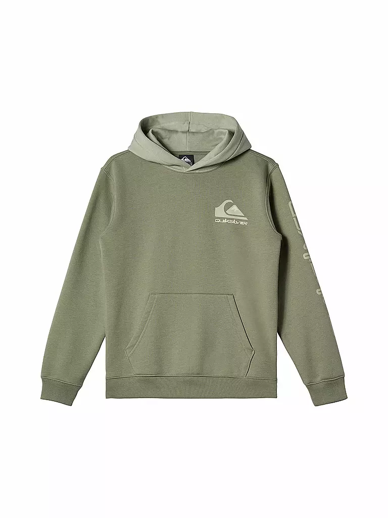 QUIKSILVER | Sweat à capuche de snowboard logo enfant | Gris clair