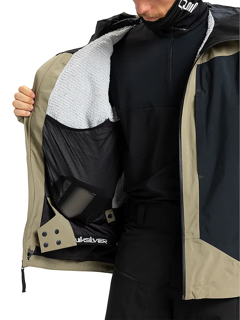 QUIKSILVER | Veste de snowboard homme Ultralight Stretch 20K | Beige