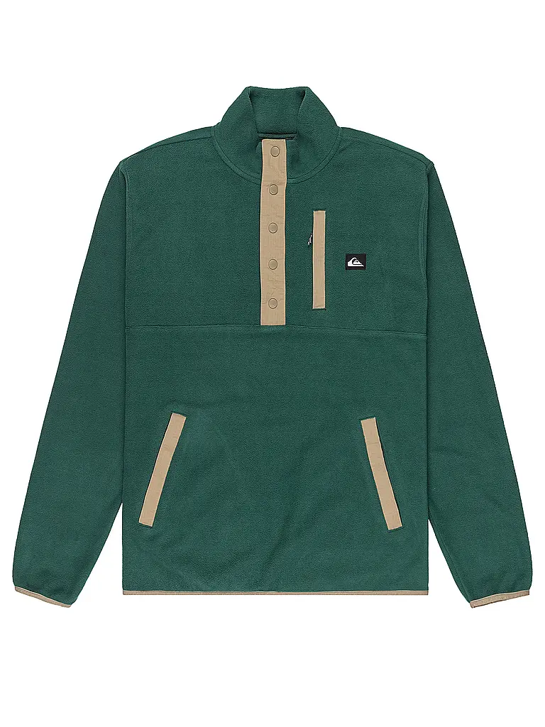 QUIKSILVER | Zipshirt de sous-vêtement pour homme No Destination Hs | Vert foncé