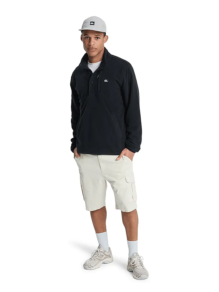 QUIKSILVER | Zipshirt de sous-vêtement pour homme No Destination Hs | Noir