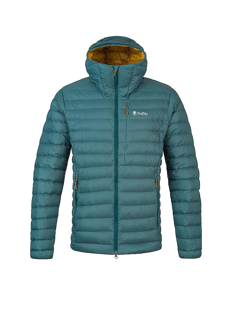 RAFIKI | Isojacke Project RDS Down Hoodie pour hommes | Pétrole