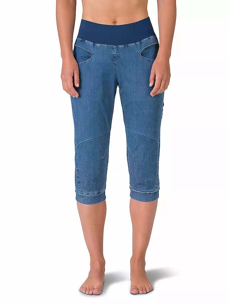 RAFIKI | Jeans d'escalade Capri 3/4 pour femmes | Bleu