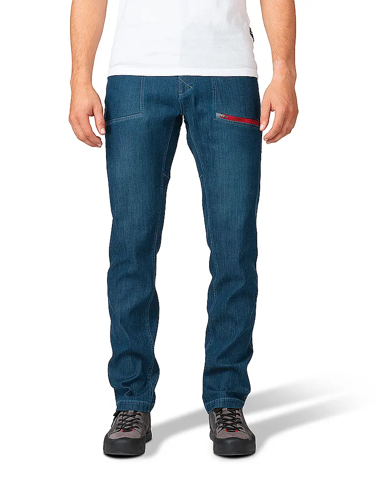 RAFIKI | Pantalon d'escalade Rocca pour hommes | Bleu foncé