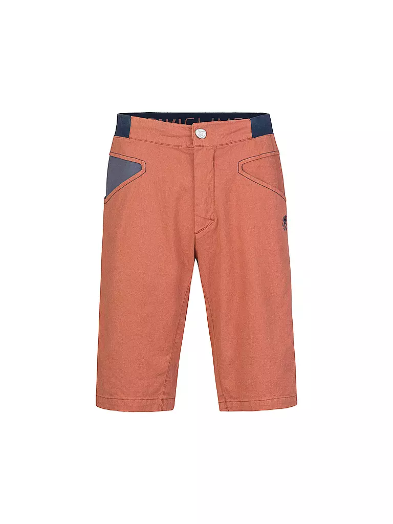 RAFIKI | Short d'escalade Gnar en lin pour hommes | Rouge