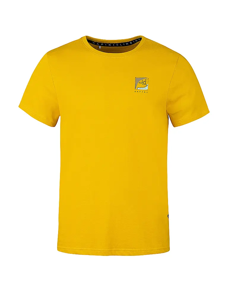 RAFIKI | T-shirt d'escalade Arcos pour hommes | Moutarde