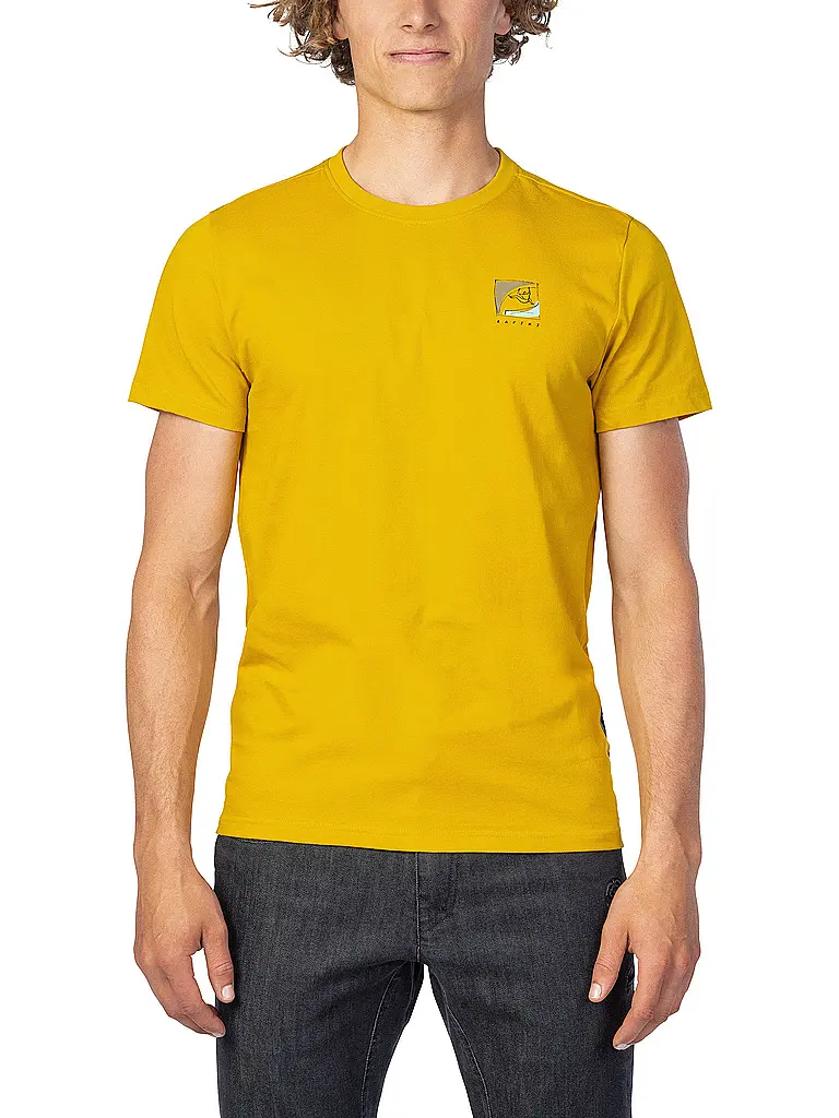 RAFIKI | T-shirt d'escalade Arcos pour hommes | Moutarde