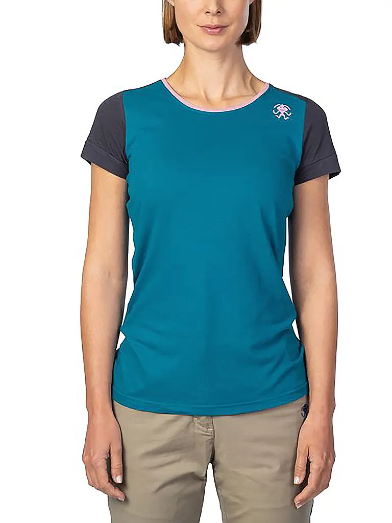 RAFIKI | T-shirt d'escalade Chulilla Modal pour femmes | Bleu