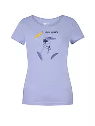 RAFIKI | T-shirt d'escalade Jay pour femmes | Lilas