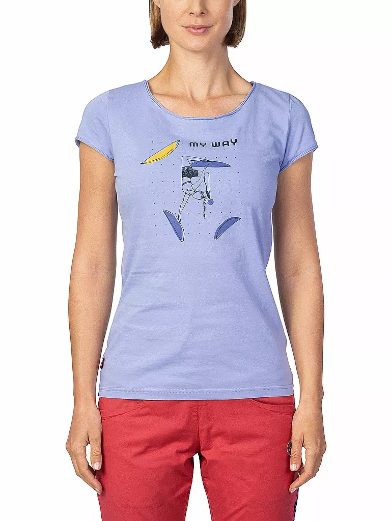 RAFIKI | T-shirt d'escalade Jay pour femmes | Lilas
