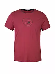 RAFIKI | T-shirt d'escalade Zone Modal pour hommes | Rouge foncé