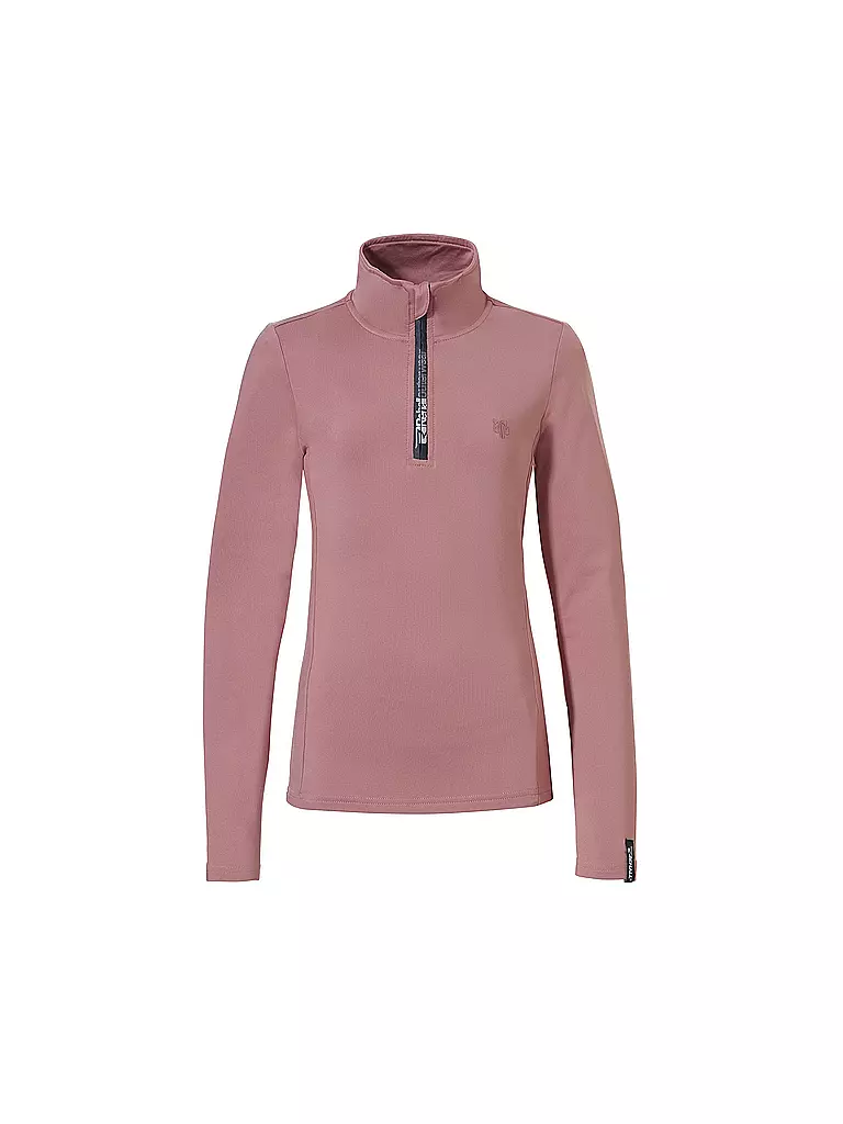 REHALL | Mädchen Unterzieh Zipshirt Micha-R-JR | Rose