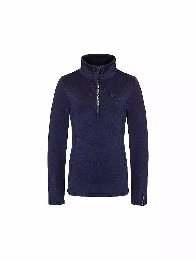 REHALL | Sous-pull zippé pour fille Micha-R-JR | Bleu foncé