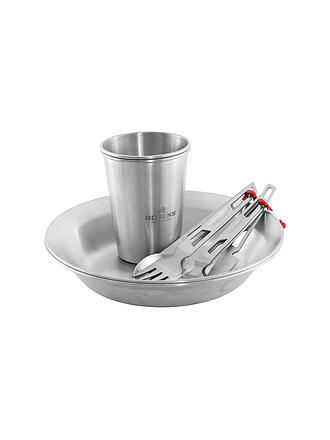 ROBENS | Ensemble de repas de camping Sierra Steel
