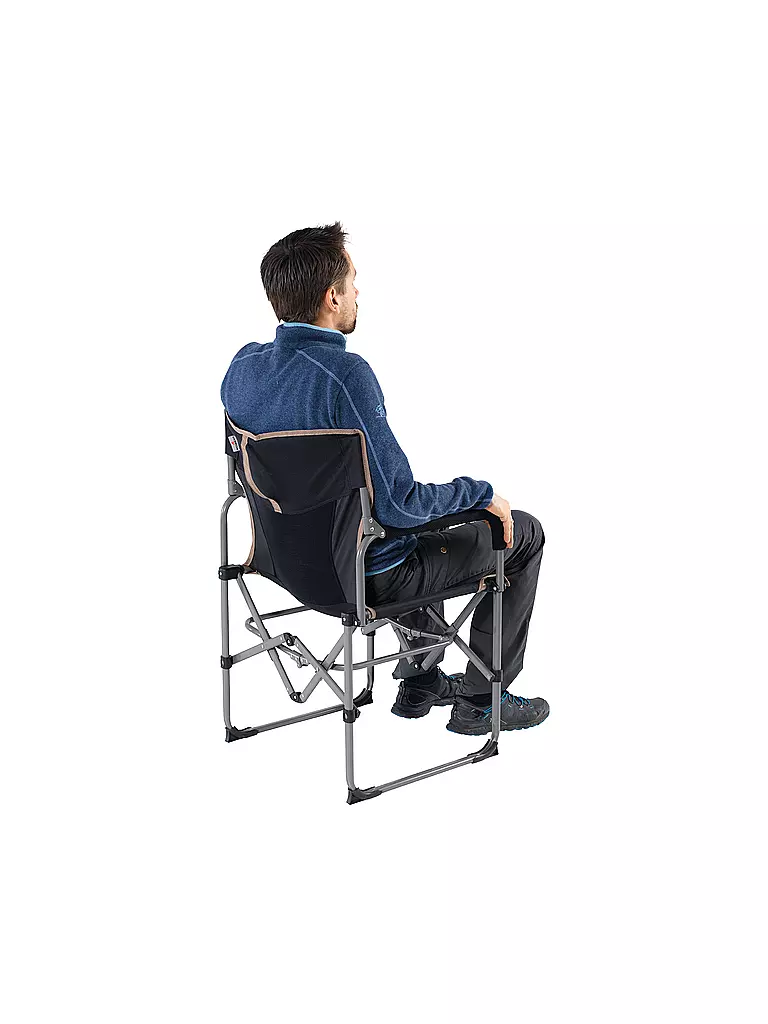 ROBENS | Fauteuil de camping Settler | Noir