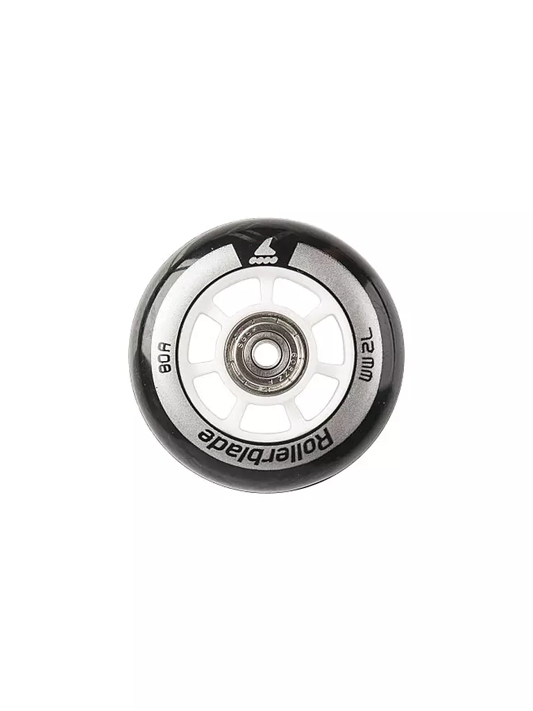 ROLLERBLADE | Kit de roues 72mm/80A+SG5 (8 pièces) | Noir