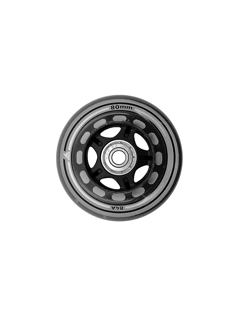 ROLLERBLADE | Roues 80mm/SG7 Weheel/Roulement XT (8 pièces) | Transparent
