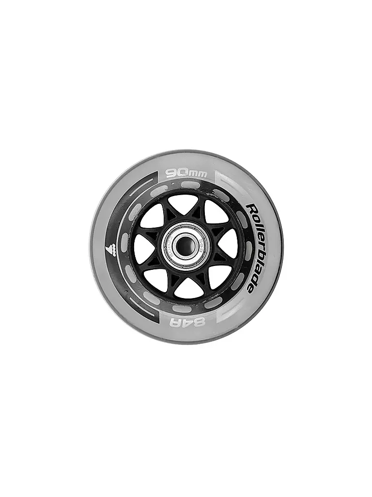 ROLLERBLADE | Roues 90mm/SG9 Wheel/Bearing XT (8 pièces) | Transparent