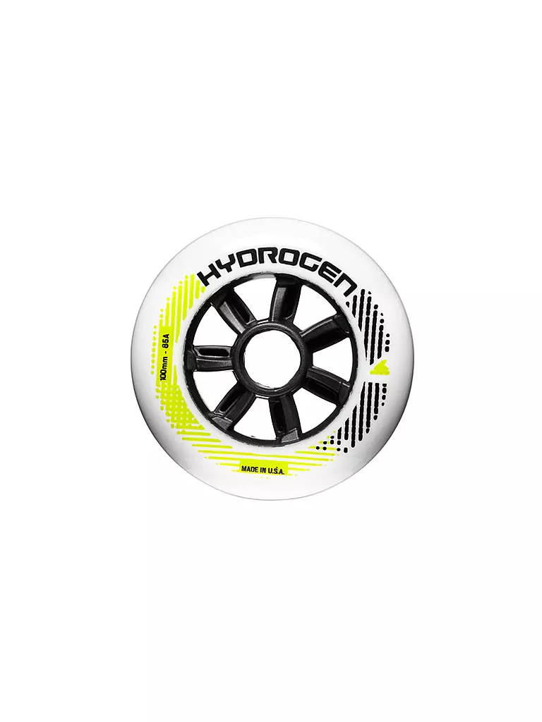ROLLERBLADE | Roues Hydrogen 100/85A (6 pièces) | Blanc