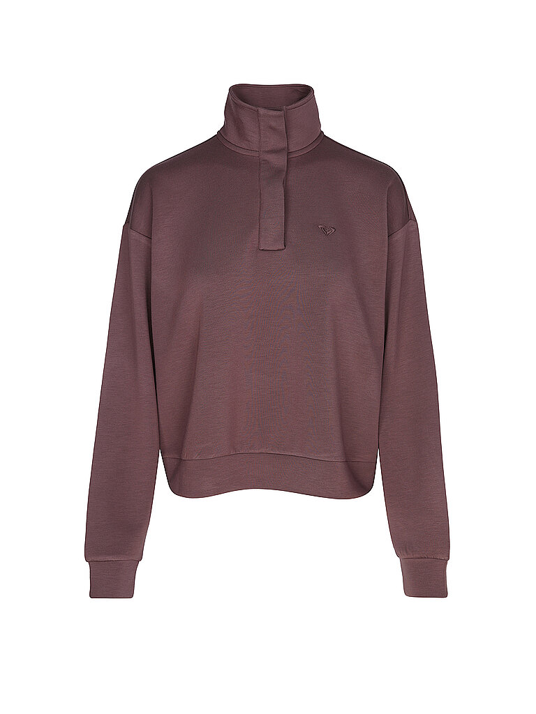 Sweat-shirt en polaire Rise & Vibe rouge foncé L