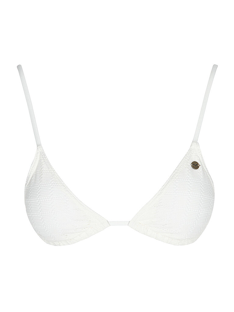 Haut de bikini triangle Island blanc S