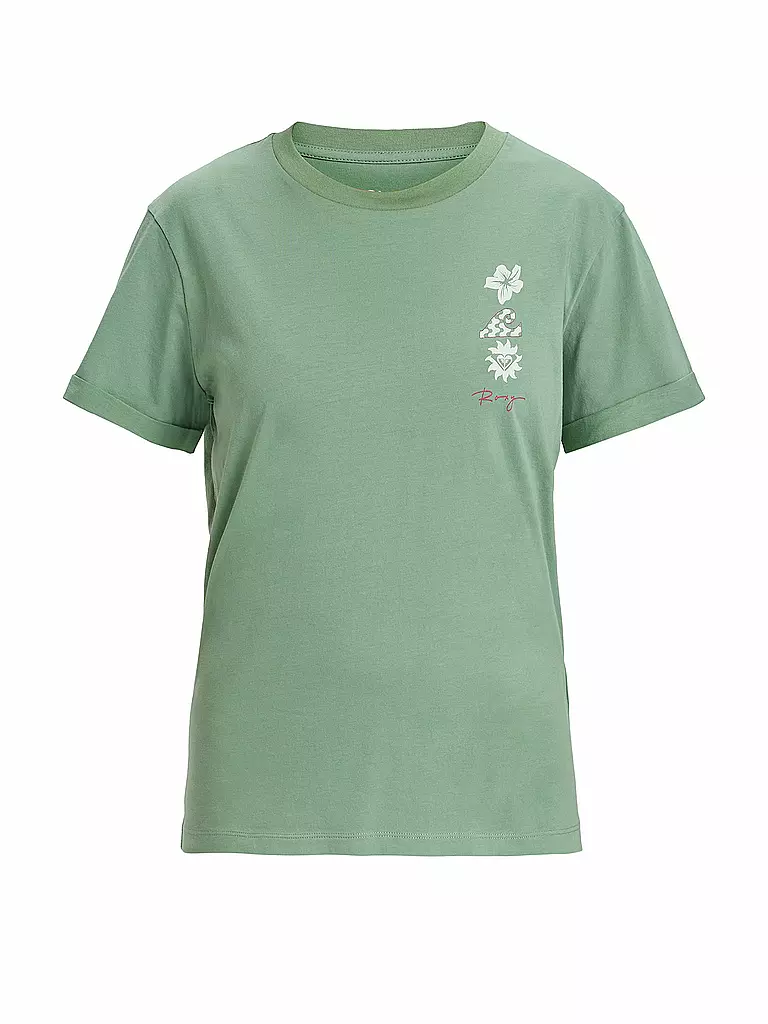 ROXY | Beachshirt Femme Oceanregular Art | Vert clair