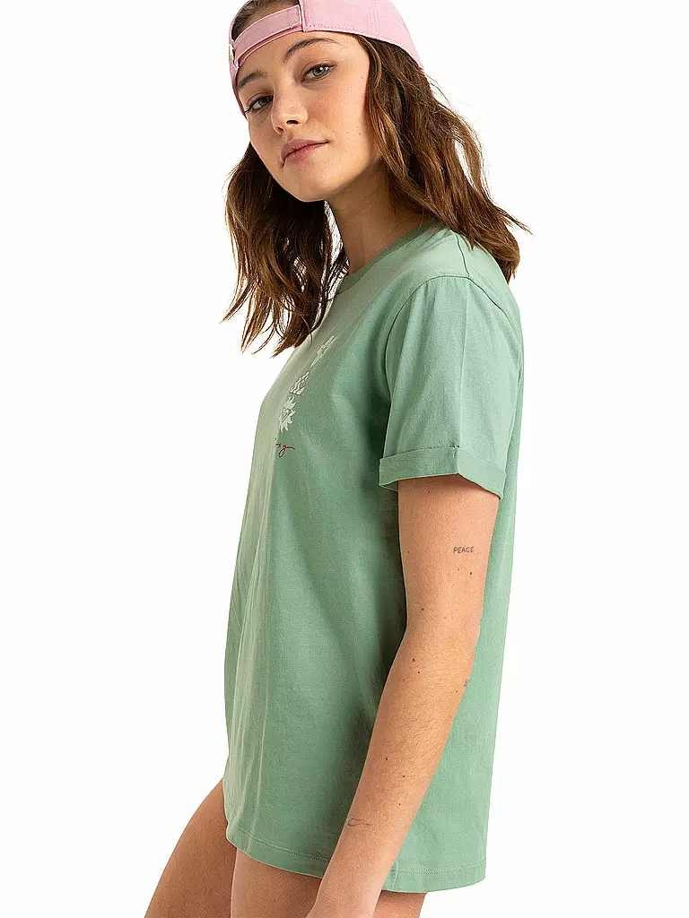 ROXY | Beachshirt Femme Oceanregular Art | Vert clair