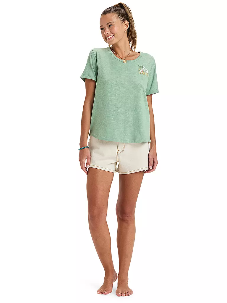 ROXY | Beachshirt Femme Oceanwave Regular | Vert clair