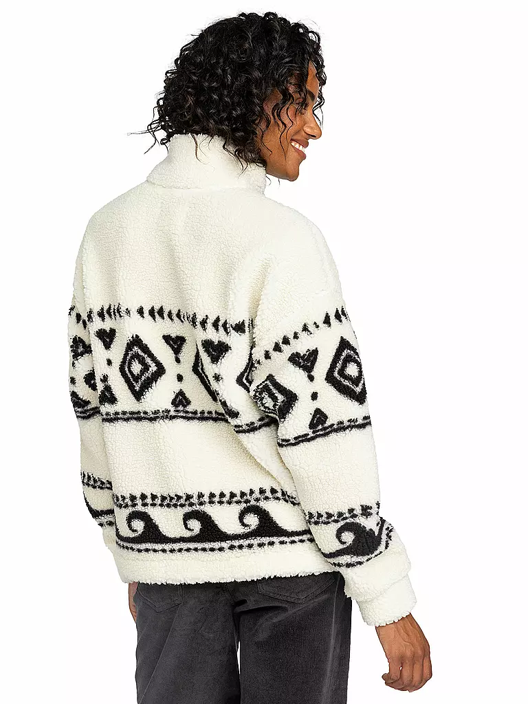 ROXY | Fleecesweater Treasuren Soull pour femmes | Blanc