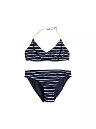 ROXY | Mädchen Bikini Bico Basic Stripe | Bleu foncé