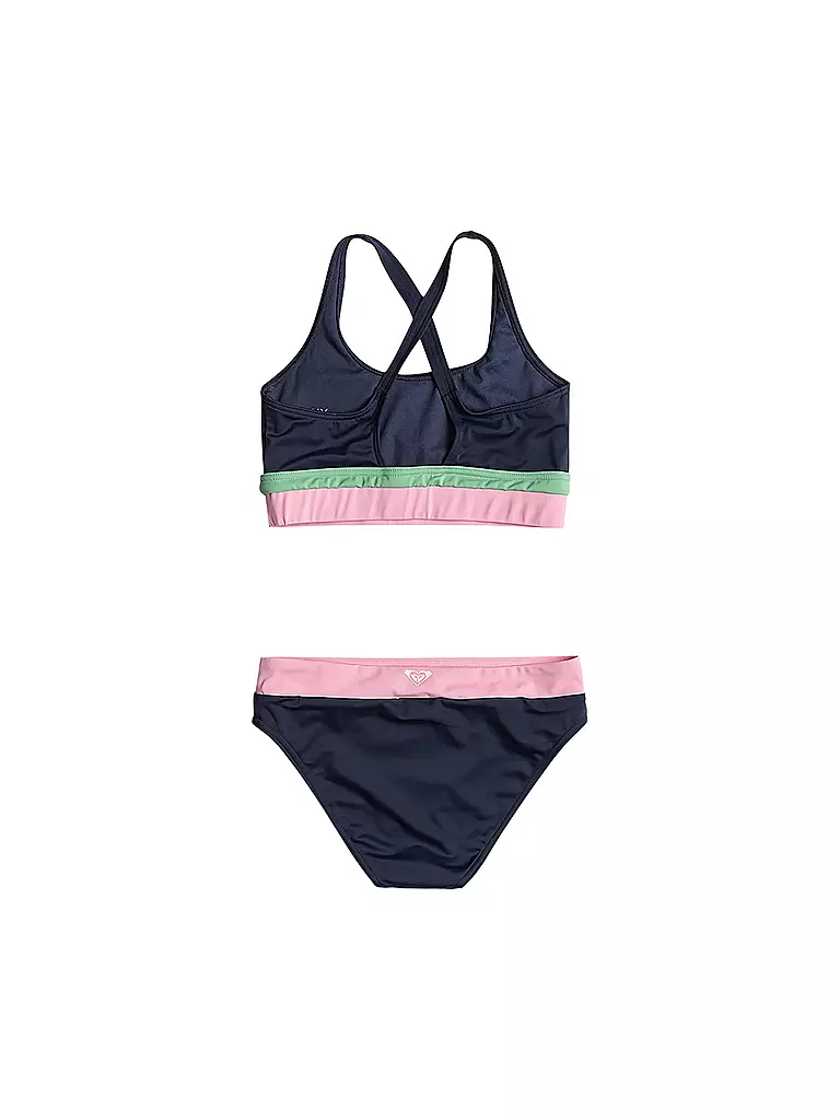 ROXY | Mädchen Bikini Ilacabo Active  | Bleu foncé