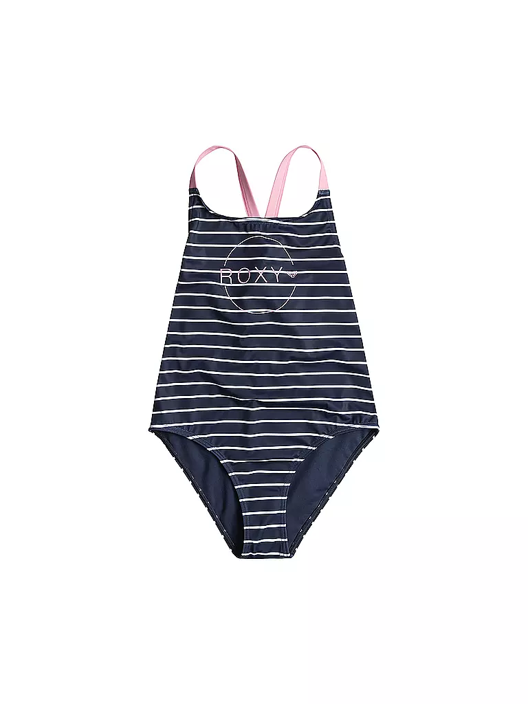ROXY | Maillot de bain fille Bico Basic Stripe | Bleu foncé