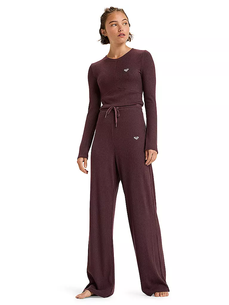 ROXY | Pantalon de jogging femme Midnight Avenue | Rouge foncé