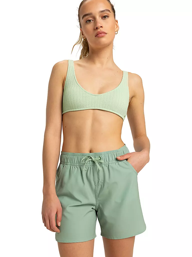 ROXY | Short Wave 5 pouces pour femmes | Vert clair