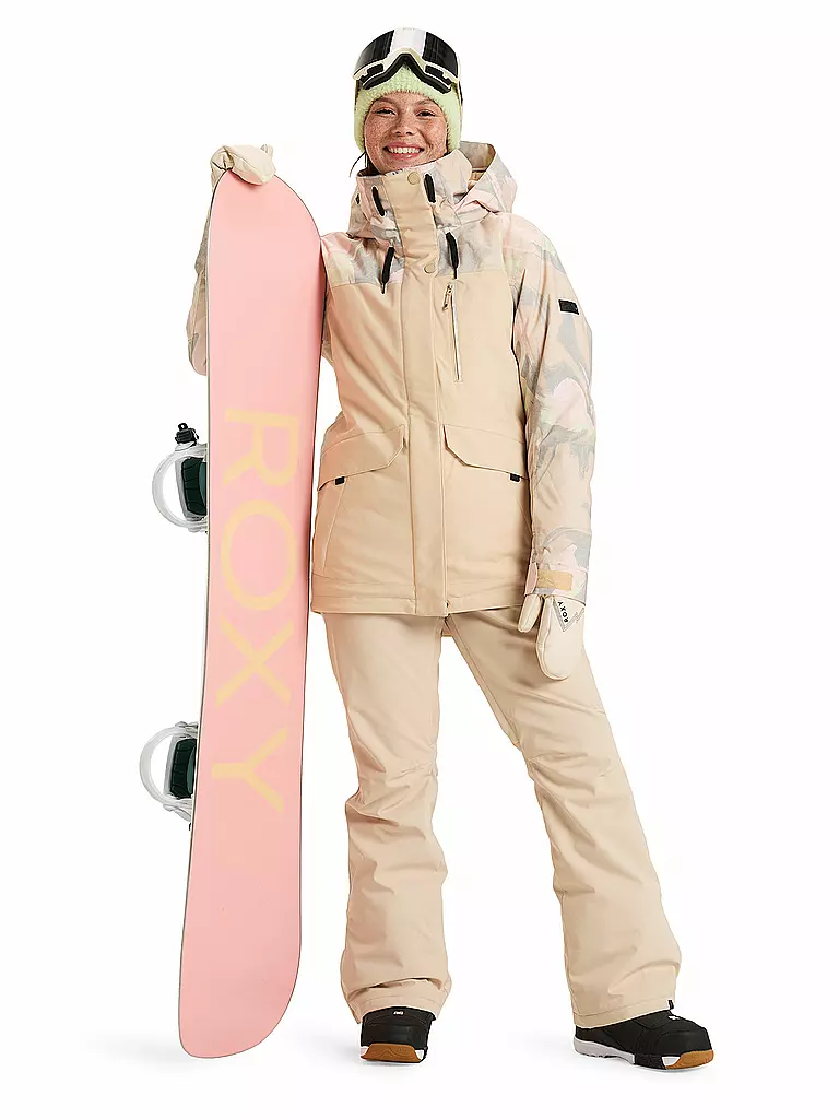 ROXY | Veste de snowboard pour femme Dawnrae Parka JK | Crème