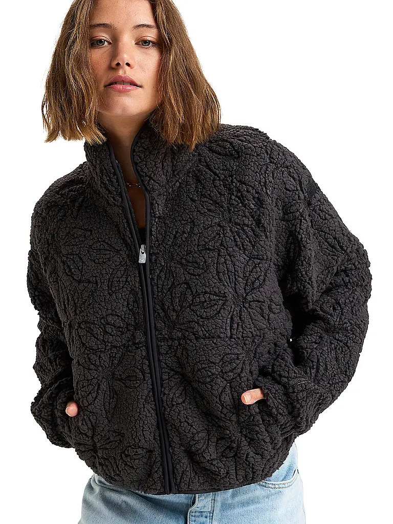 ROXY | Veste polaire femme Blurry Cloud | Noir