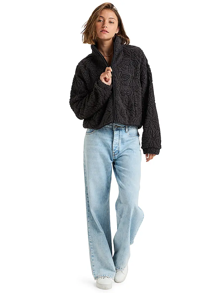 ROXY | Veste polaire femme Blurry Cloud | Noir
