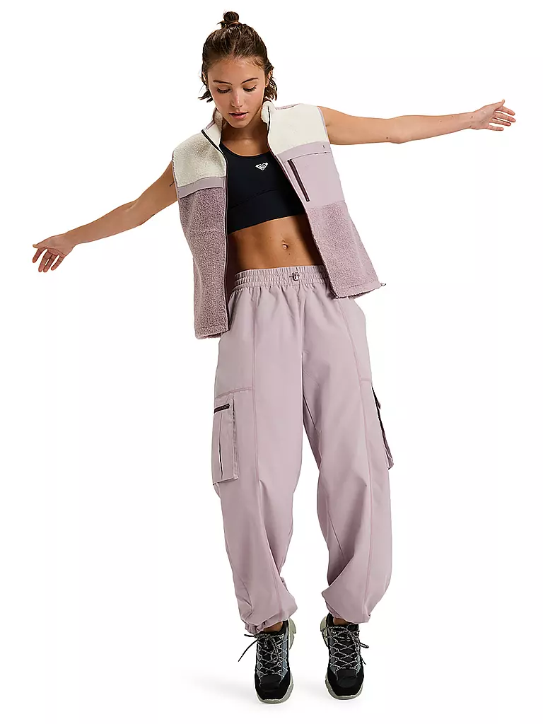 ROXY | Veste polaire sans manches Boundless Spirit pour femme | Rose