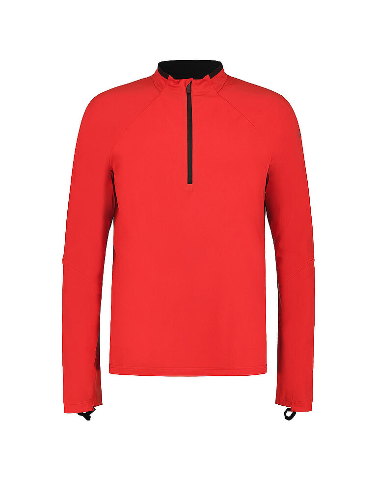 T-shirt de course Maanin avec zip rouge XXL