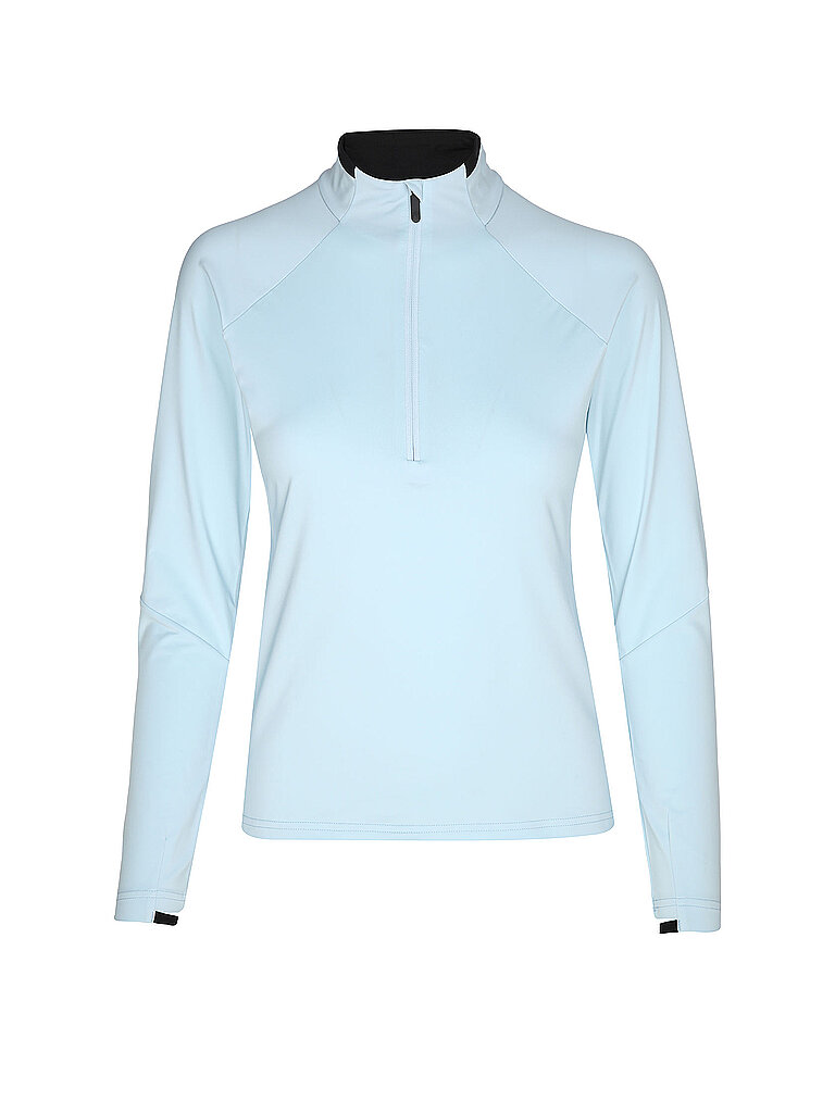 Maillot de courses Maalo avec zip bleu clair 36