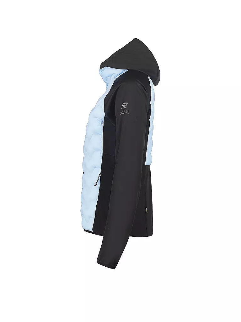 RUKKA | Damen Laufjacke Melta Hoodie | Bleu clair