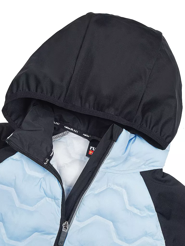 RUKKA | Damen Laufjacke Melta Hoodie | Bleu clair