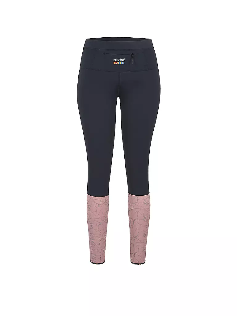 RUKKA | Damen Lauftight Multia Reflective | Bleu foncé