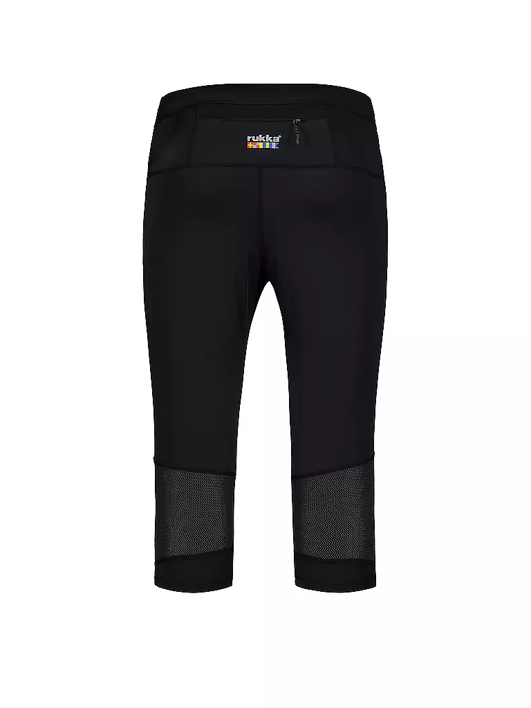 RUKKA | Herren 3/4 Lauftight Matki | Noir