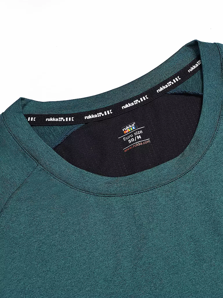 RUKKA | Herren Laufshirt Melko | Vert foncé