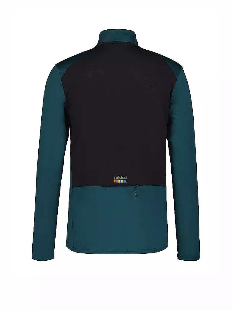RUKKA | Herren Laufshirt Murtola | Vert foncé