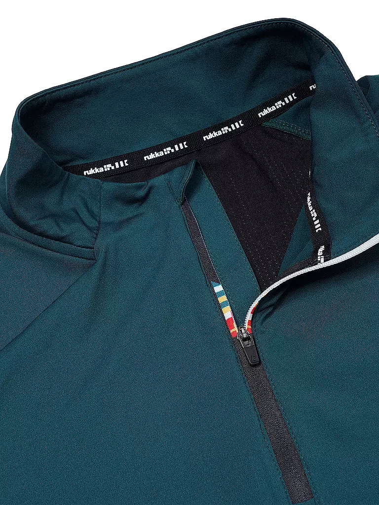 RUKKA | Herren Laufshirt Murtola | Vert foncé