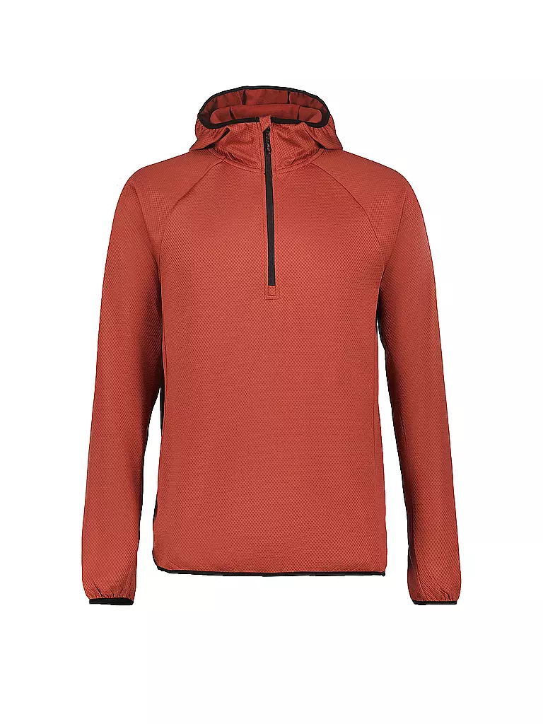 RUKKA | Hoodie de course zippé Meilan pour hommes | Cuivre