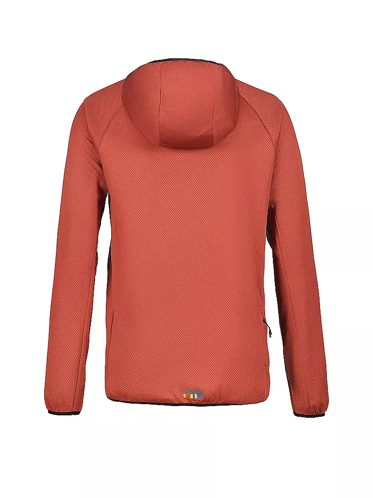 RUKKA | Hoodie de course zippé Meilan pour hommes | Cuivre